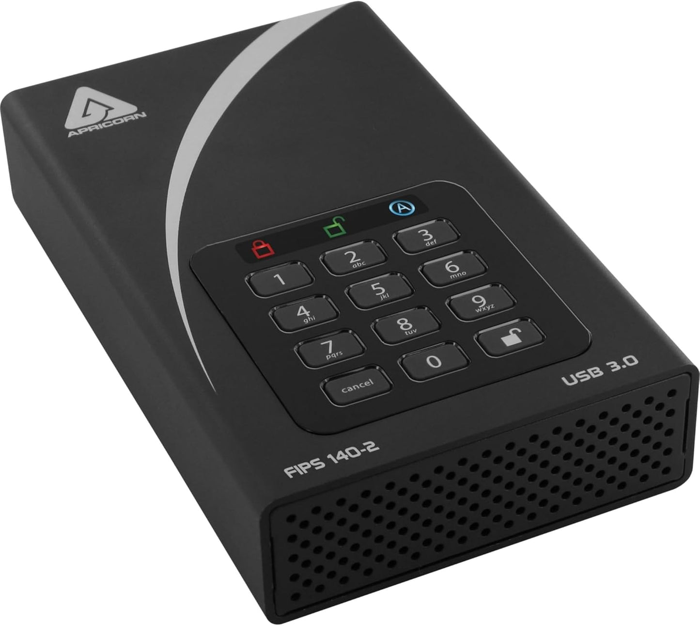 10TB Secure USB 3.0 Hard Drive by Apricorn