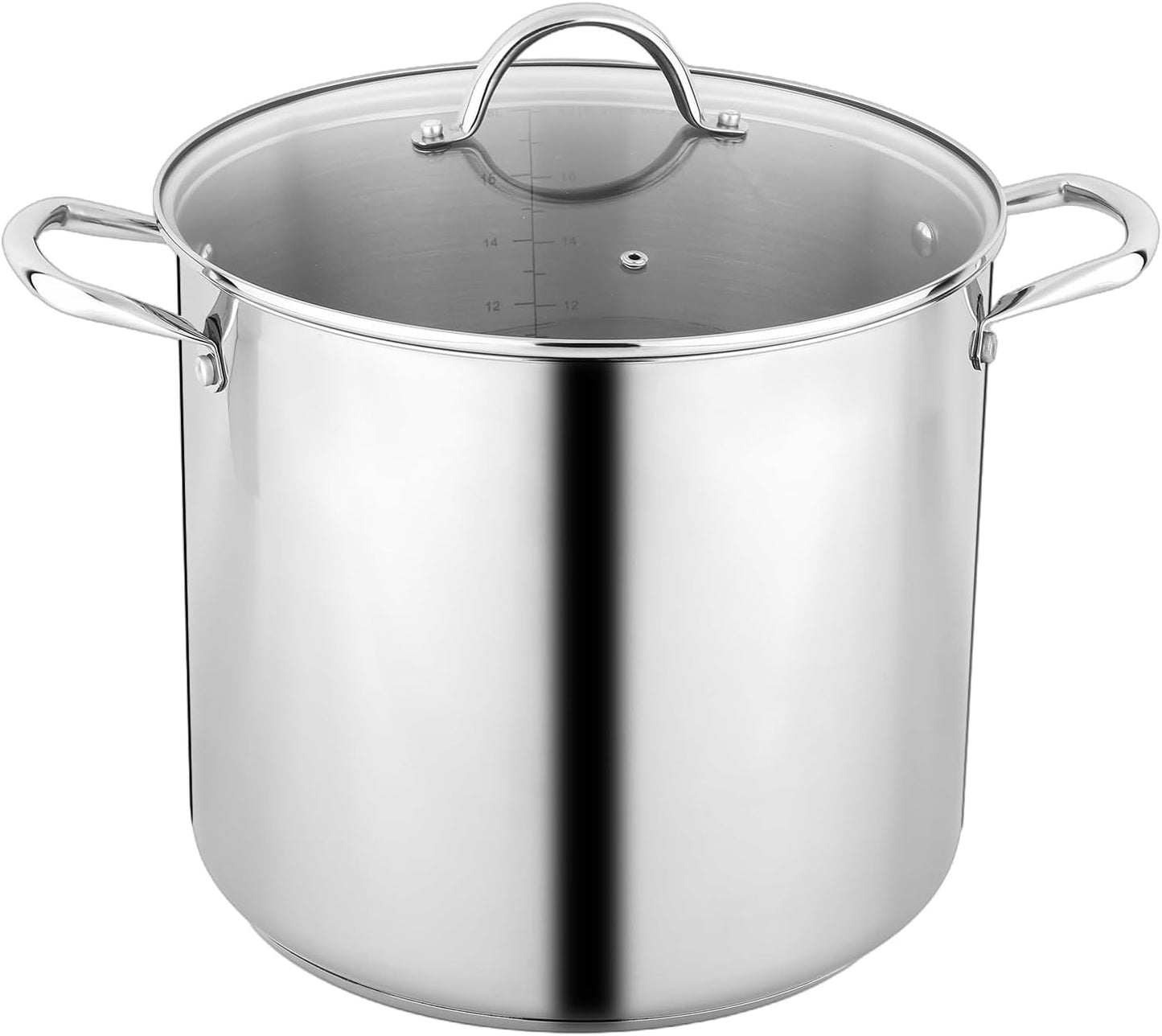 GreatChef 20 Quart Stock Pot Stainless Steel for Cooking