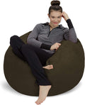 Sofa Sack Bean Bag Chair Plush Memory Foam Lounge - Olive