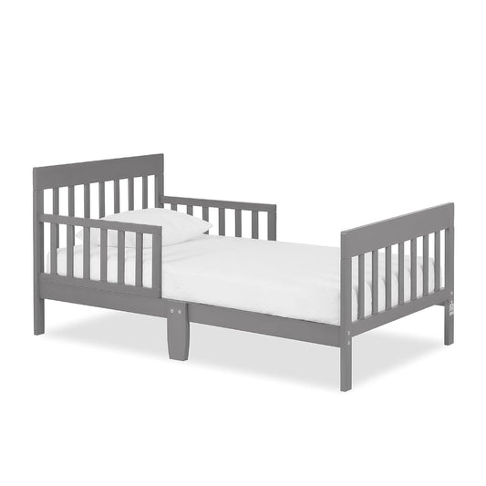 Dream On Me Finn Toddler Bed in Storm Grey for Safe Sleep
