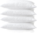 Medium Support Bed Pillows Standard Size Set of 4 Pack - Soft