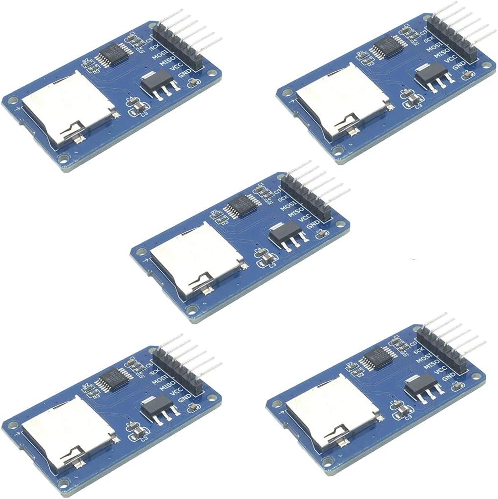 HiLetgo 5pcs SD Card Reader Module SPI Interface