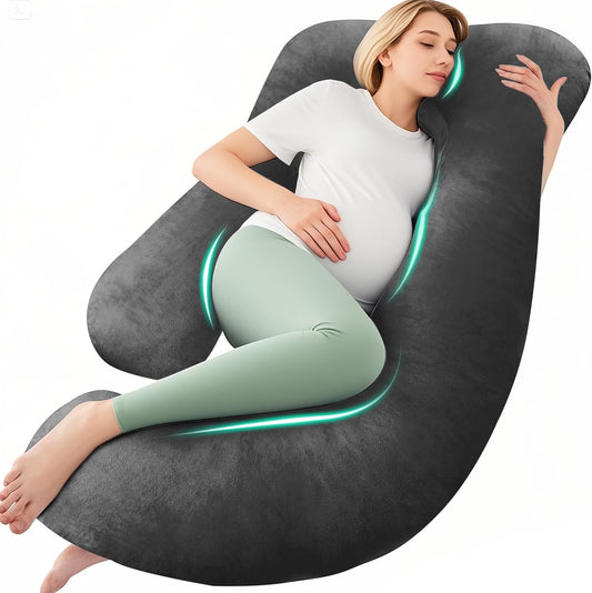 U Shaped Pregnancy Pillow for Comfort and Support During Sleep