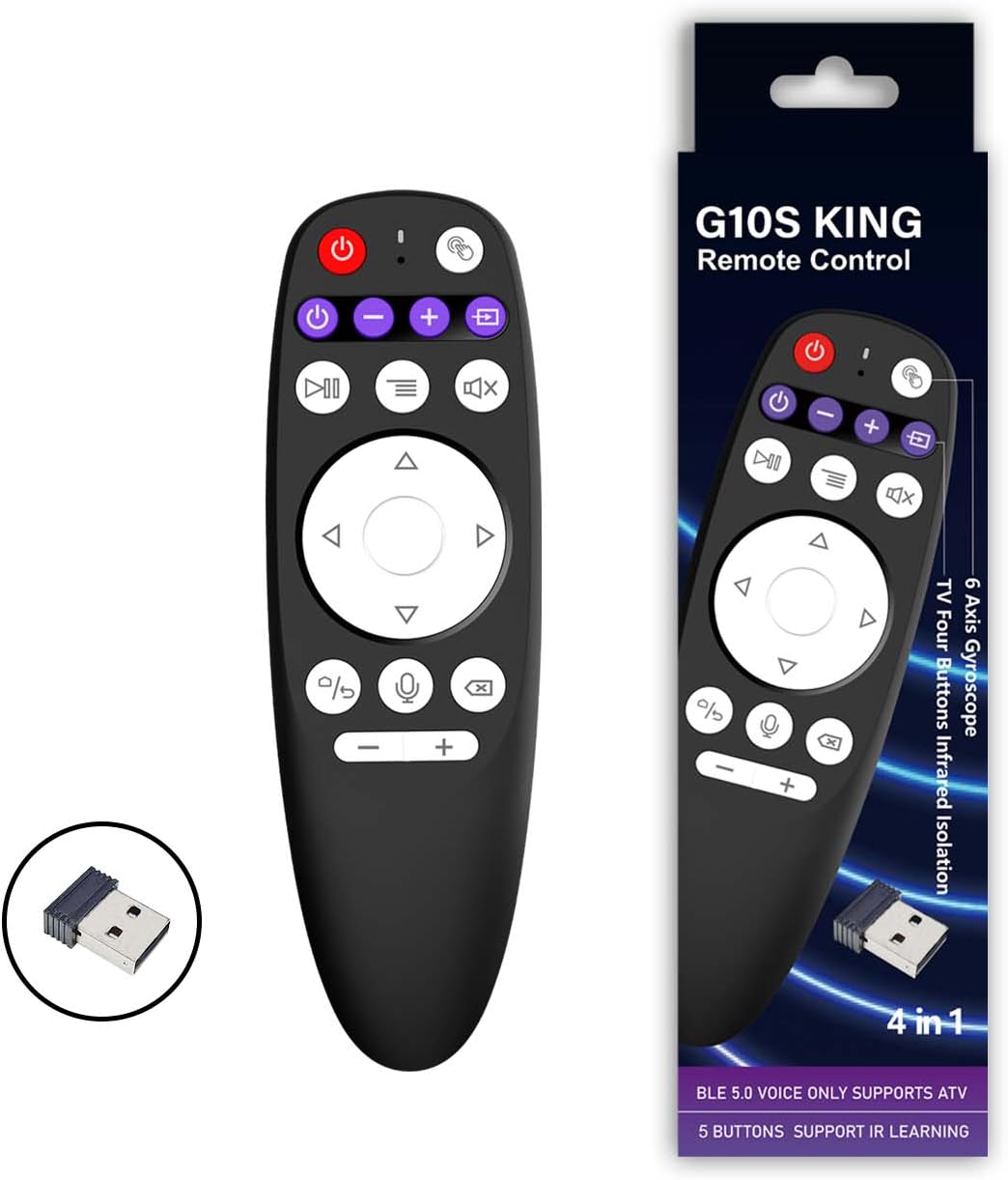 Enhanced Control: G10S King Remote for Android TV