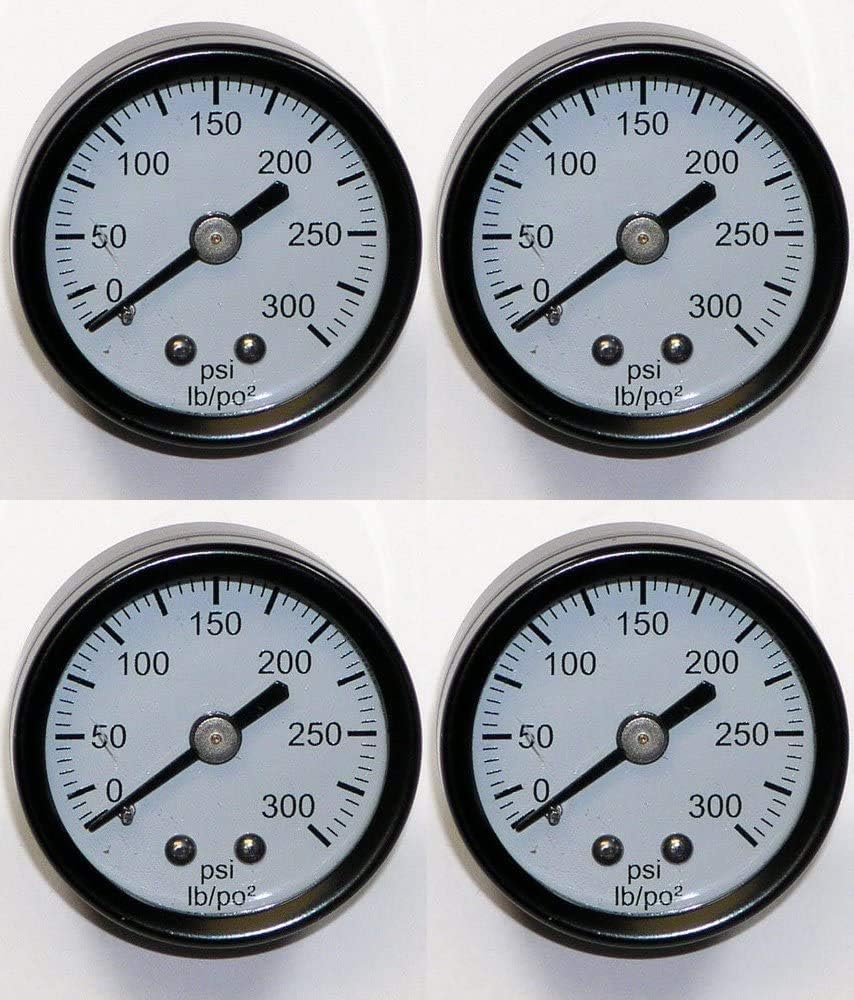 DeWalt D55141 Air Compressor Pressure Gauge Replacement - Pack of 4