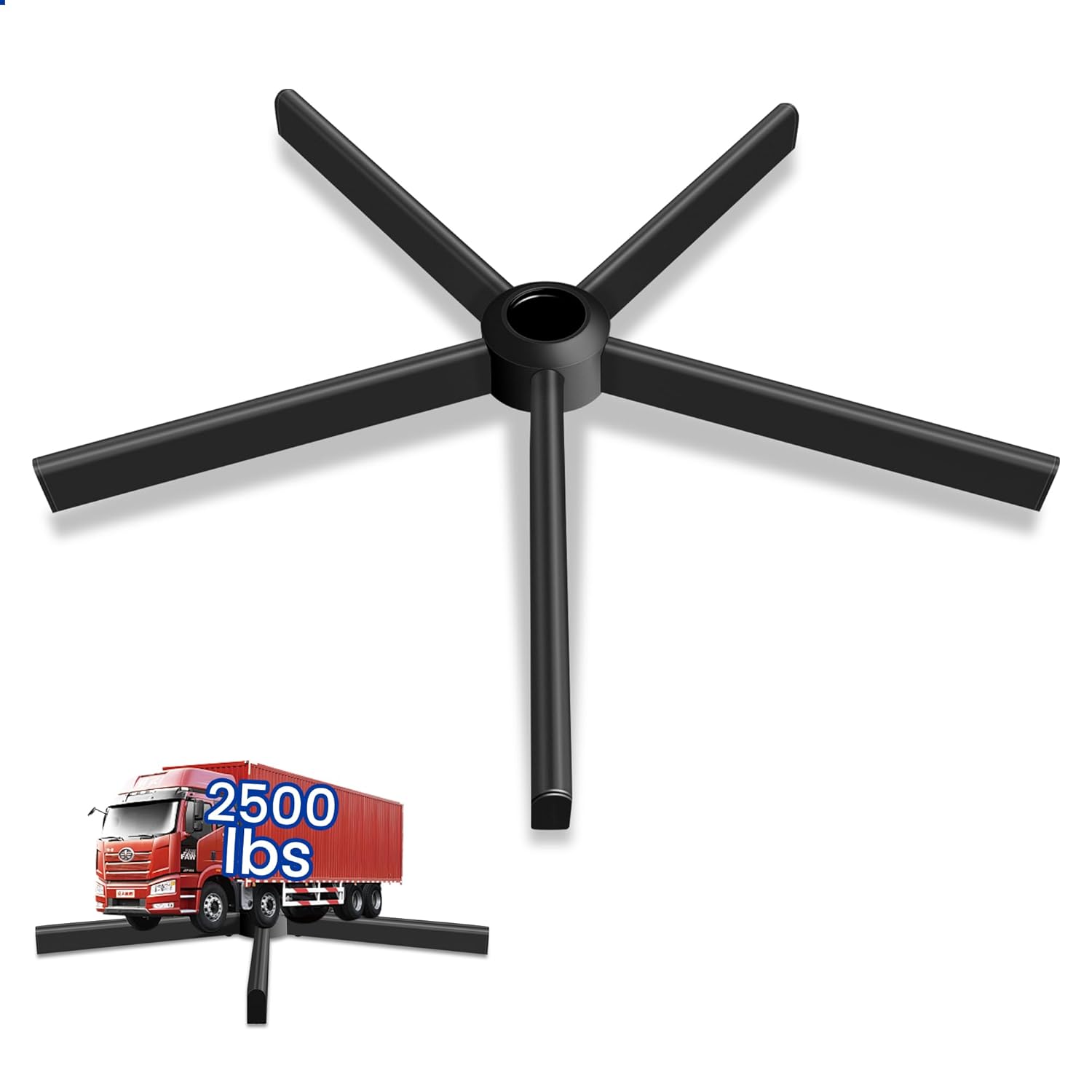 Sturdy 28 Metal Office Chair Base Replacement - 2500 Lbs Capacity