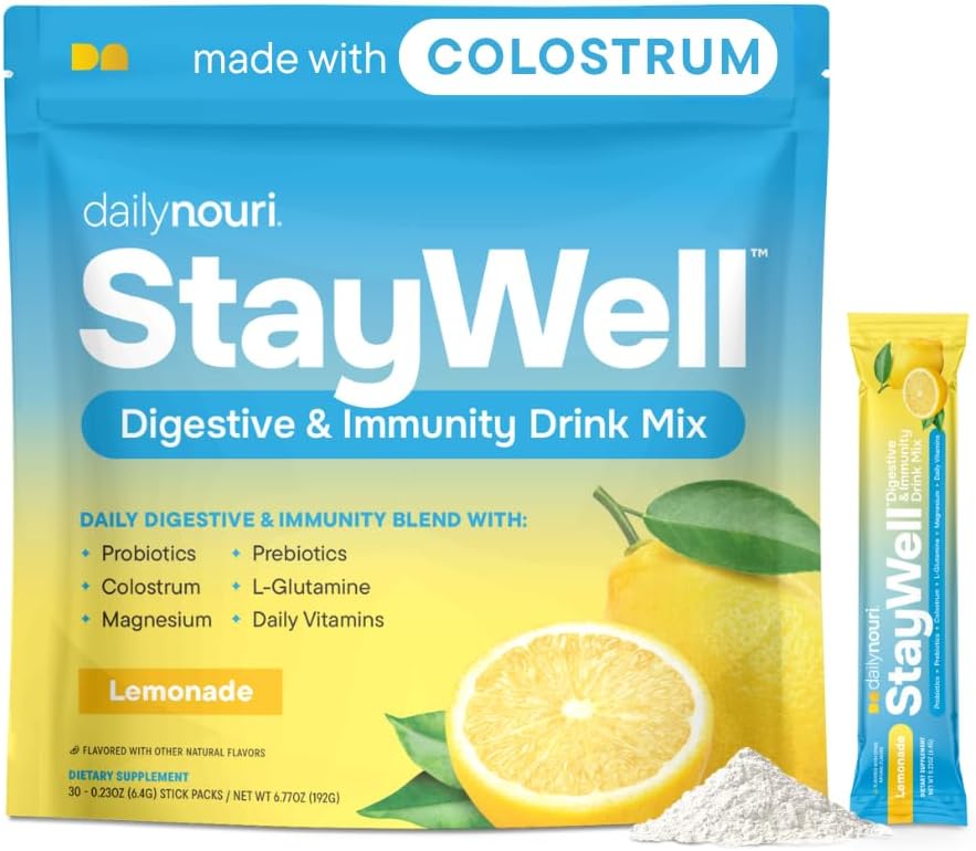 Daily Nouri StayWell Digestive Drink Mix for Gut Health