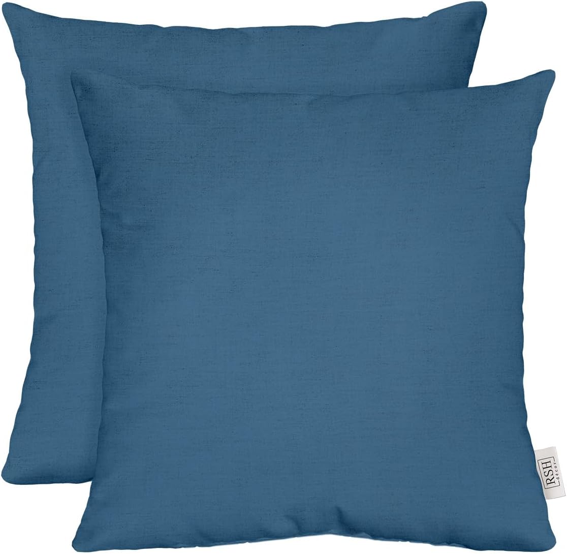 Sunbrella Square Throw Pillows Set of 2 for Outdoor Use