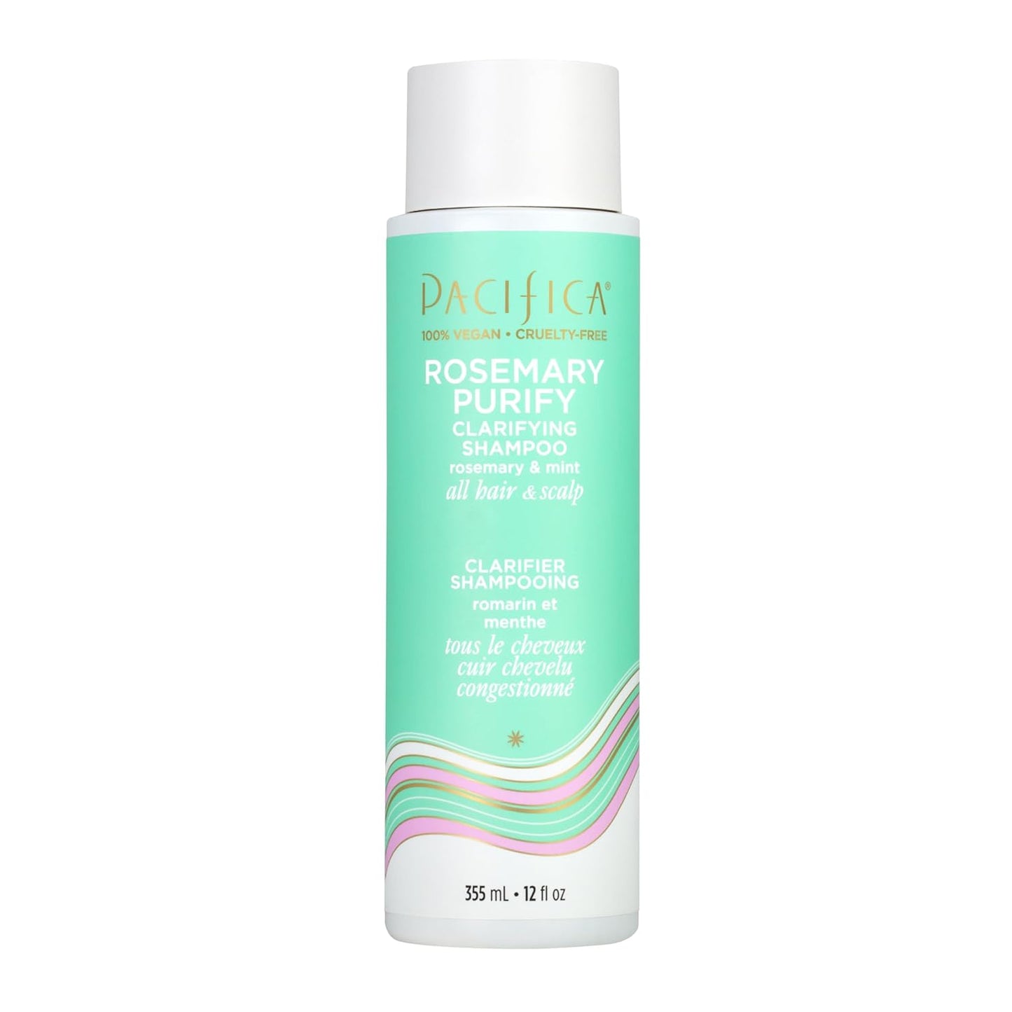 Pacifica Rosemary Mint Clarifying Shampoo - Detox Hair & Scalp