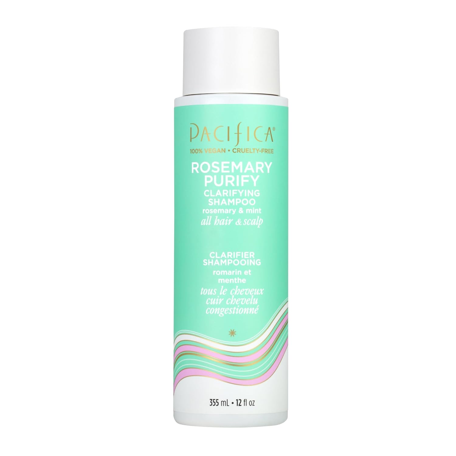 Pacifica Rosemary Mint Clarifying Shampoo - Detox Hair & Scalp