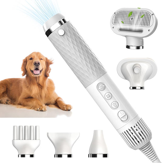 Quiet Portable Dog Dryer - Faster Grooming on the Go!