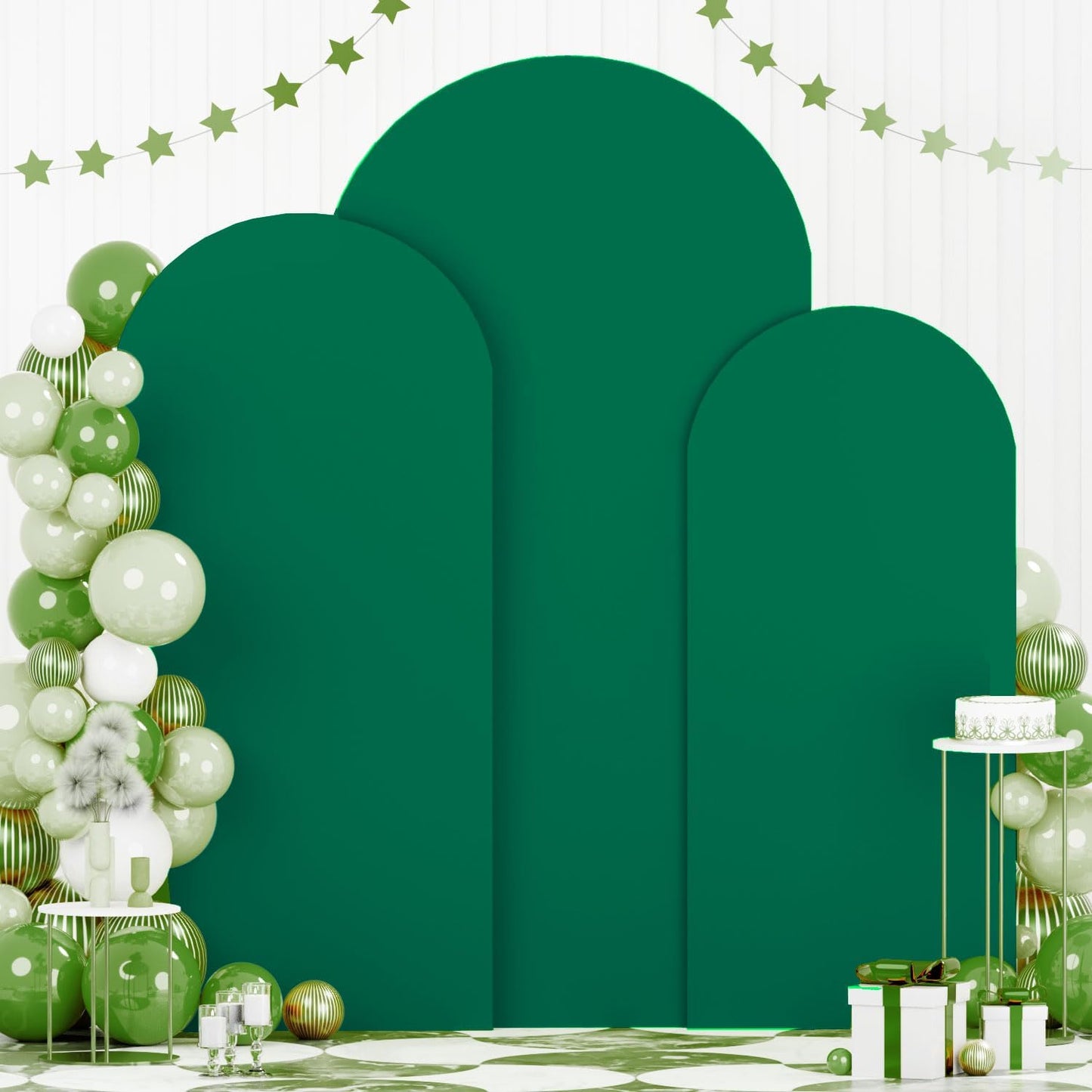 FOTSHARER 7.2FT Wedding Arch Covers Set for Elegant Decor