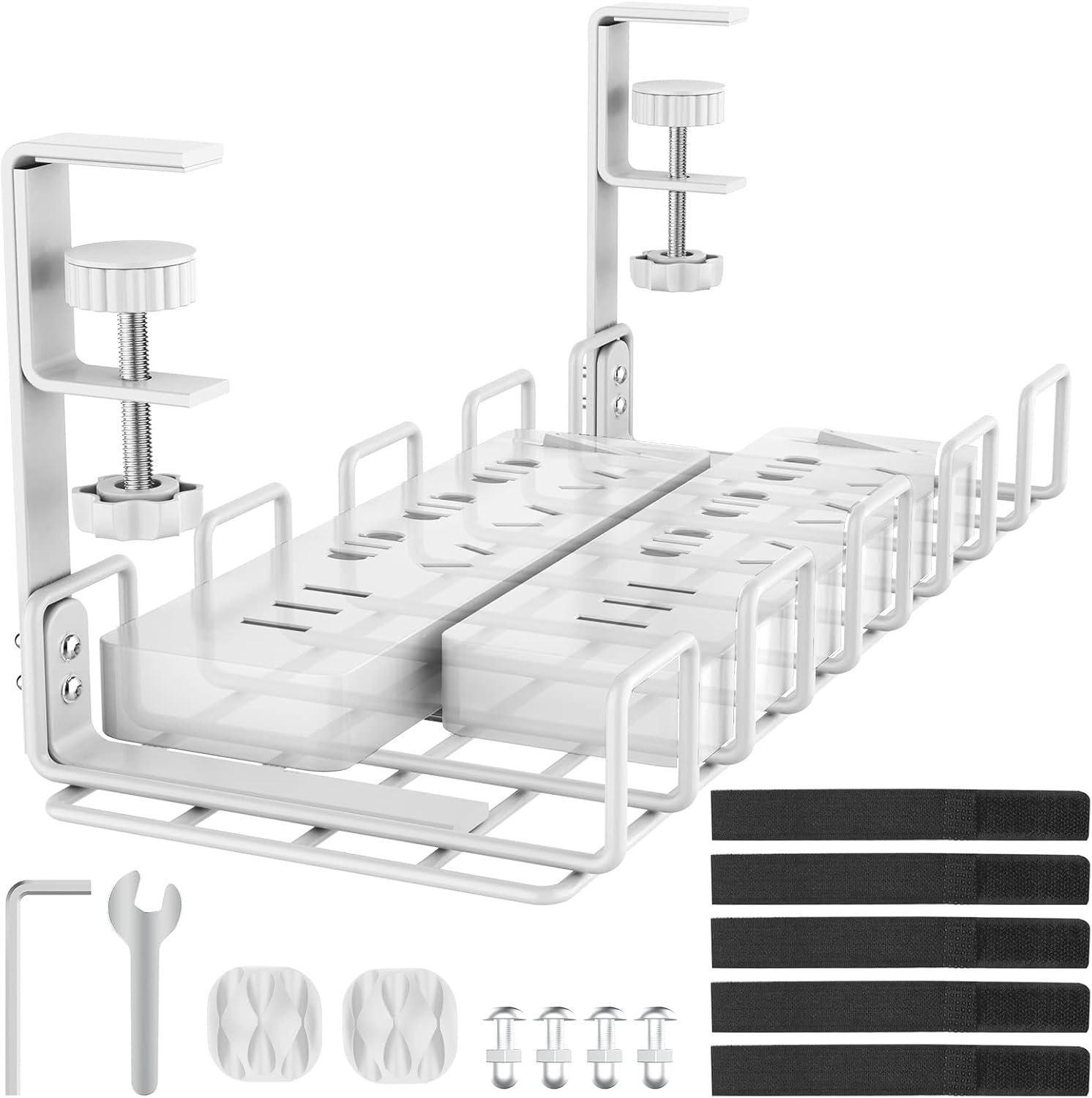 REFLYING Desktop Cable Organizer - Tidy Wires Hassle-Free!