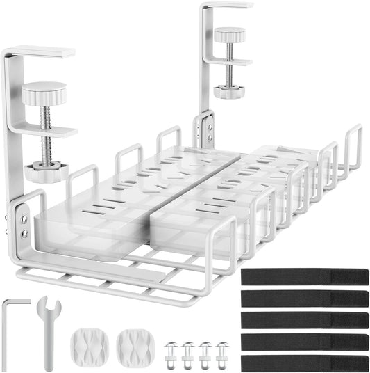 REFLYING Desktop Cable Organizer - Tidy Wires Hassle-Free!