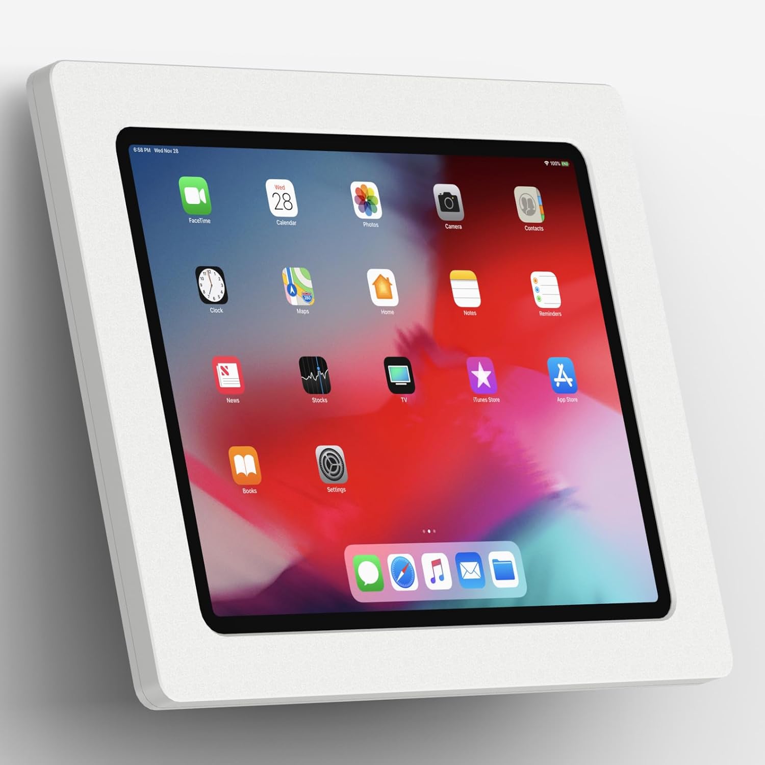 VidaMount White Exposed Rear Camera Enclosure for iPad Pro 12.9 in