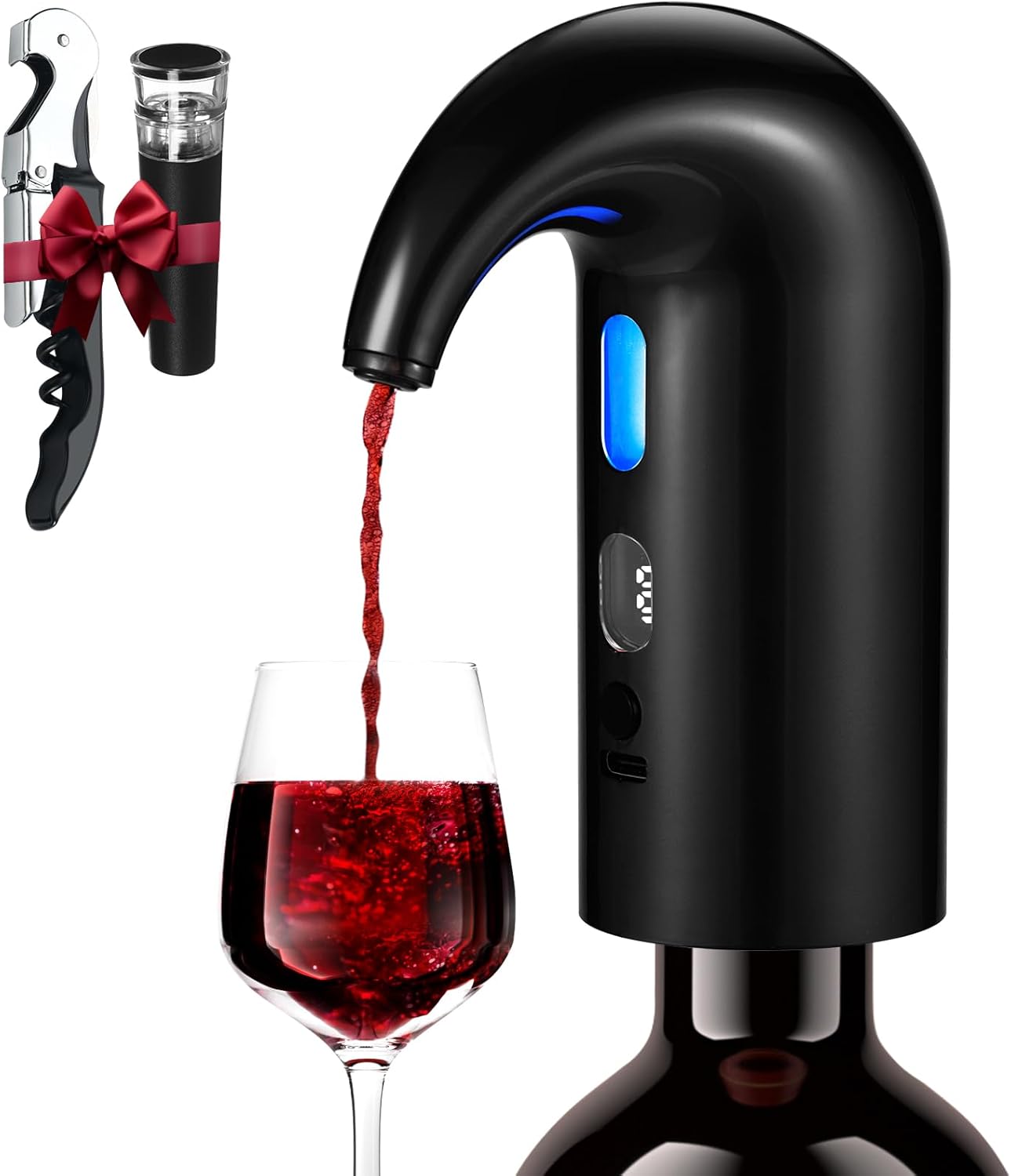 3-in-1 Electric Wine Aerator Set for Perfect Wine Enjoyment