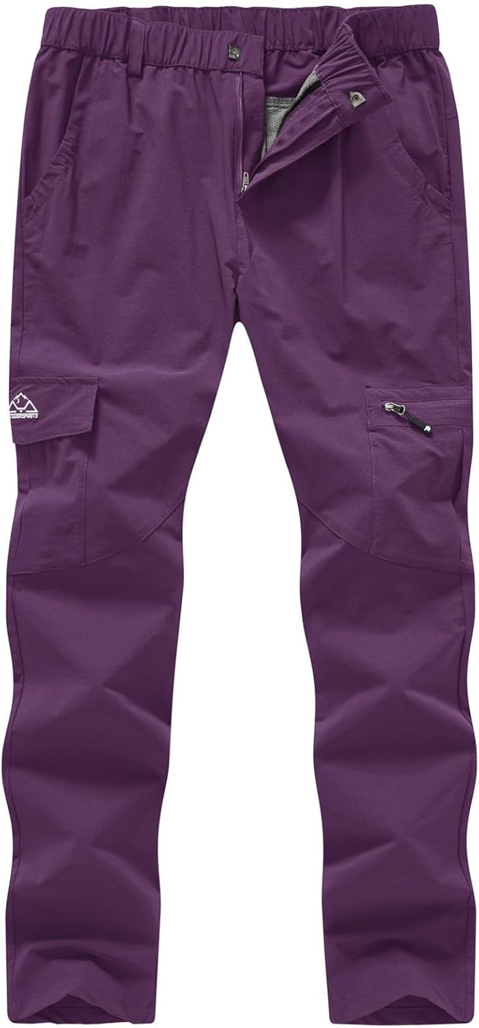 YSENTO Women's Hiking Pants Lightweight Quick Drying Cargo Style
