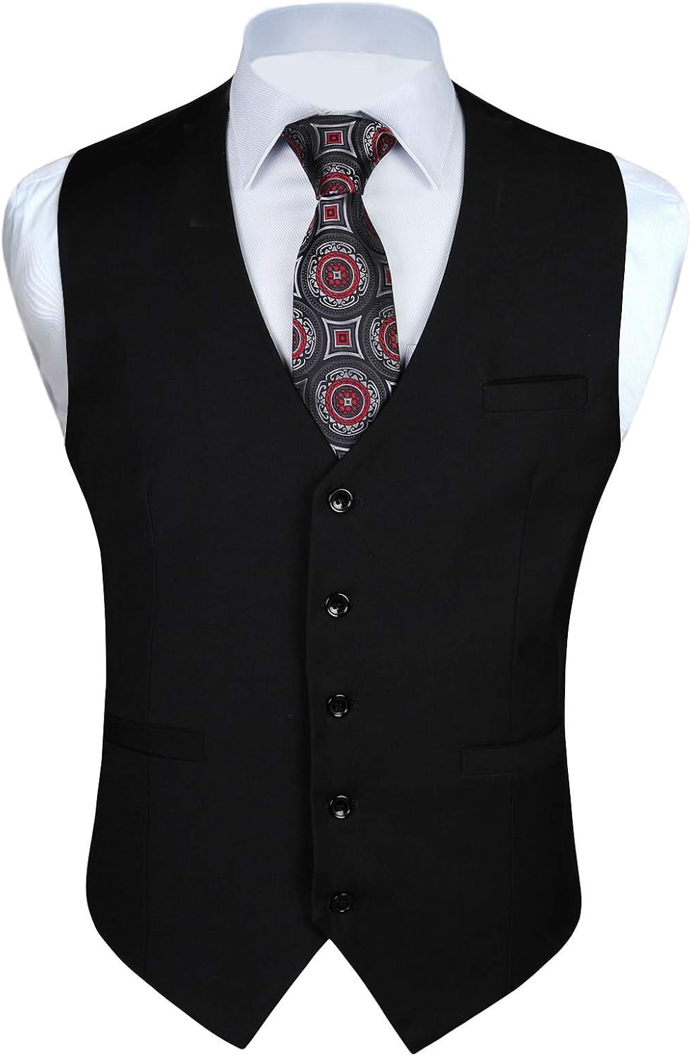 Enlision Men's Suit Vest for Business and Formal Occasions