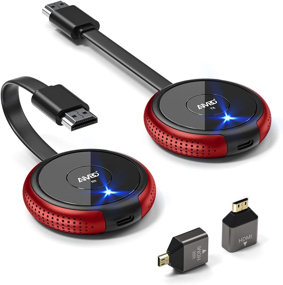 AIMIBO Wireless HDMI Transmitter and Receiver Kit for 4K Streaming
