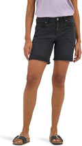 Lee Womens Legendary 7ft Side Slit Denim Short - Comfortable Classic