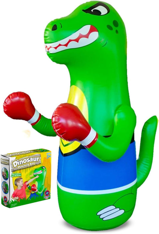 Inflatable Dinosaur Bop Bag - Instant Bounce Back Fun!