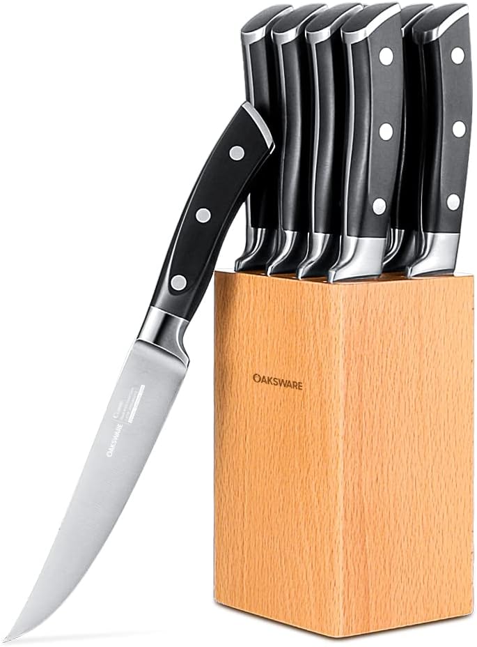 Razor-Sharp Steak Knives Set of 8 for Effortless Dining