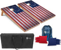Cornhole Boards Regulation Size Flag Set - Complete 4ftx2ft Game Set