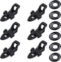 Fishing Hook Keeper for Rods with 3 O-Rings - Secure Hook Holder