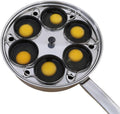 Egg Poacher Pan - Stainless Steel 6-Cup Poached Egg Maker