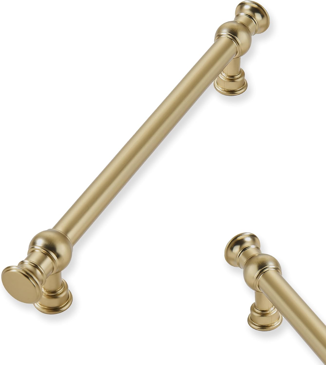 10-Pack 5in Champagne Bronze Cabinet Pulls for Kitchen Hardware