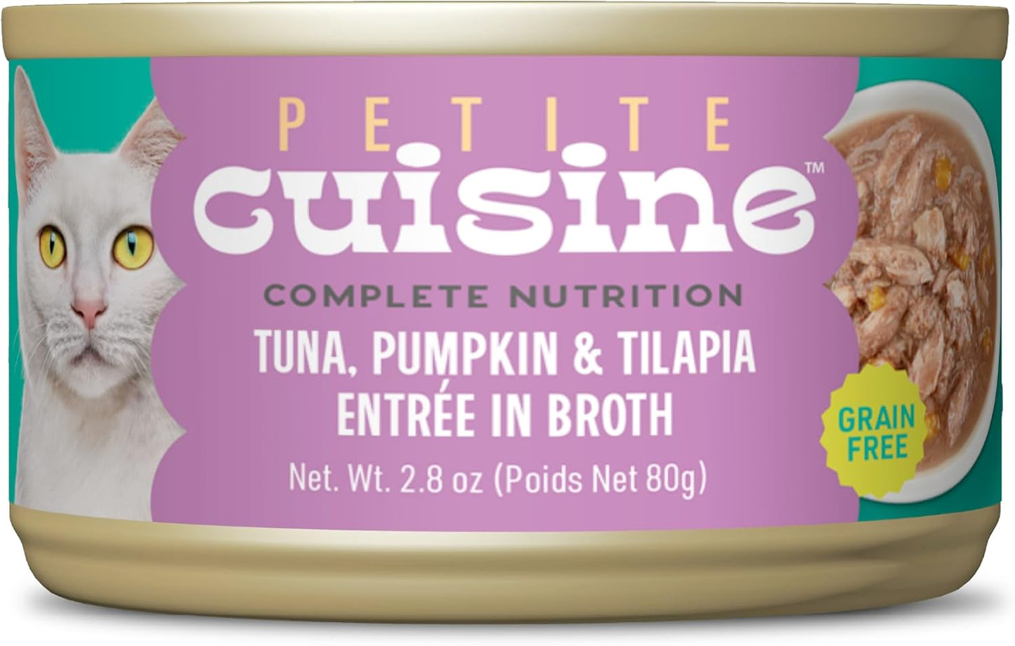 PETITE CUISINE Tuna, Pumpkin & Tilapia Wet Cat Food Entree