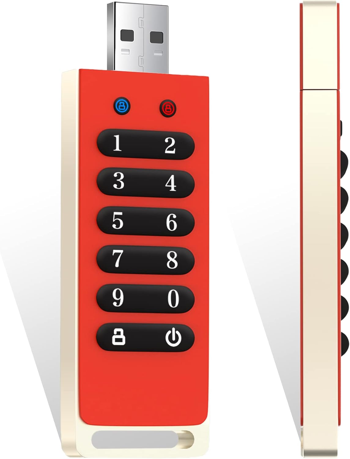 INNPLUS Secure Flash Drive 64GB with 256-bit AES Encryption