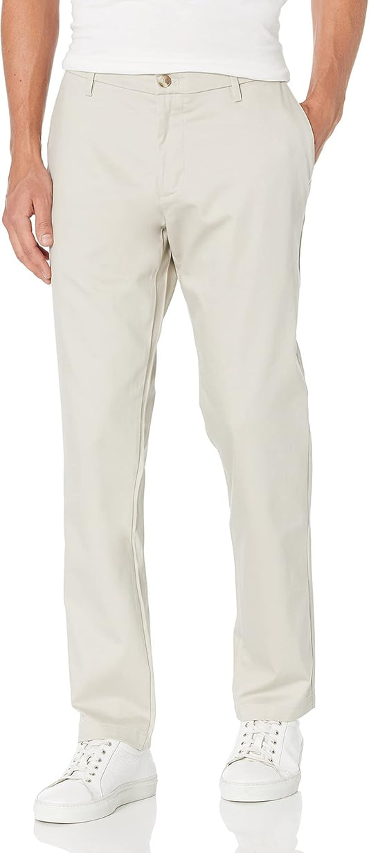 Dockers Men's Athletic Fit Signature Khaki Lux Cotton Stretch Pants