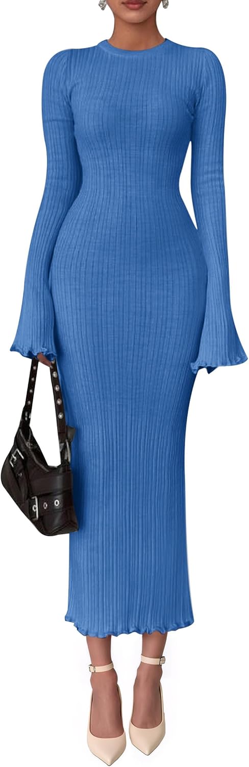 PRETTYGARDEN Sweater Dresses for Women 2025 Fall Style