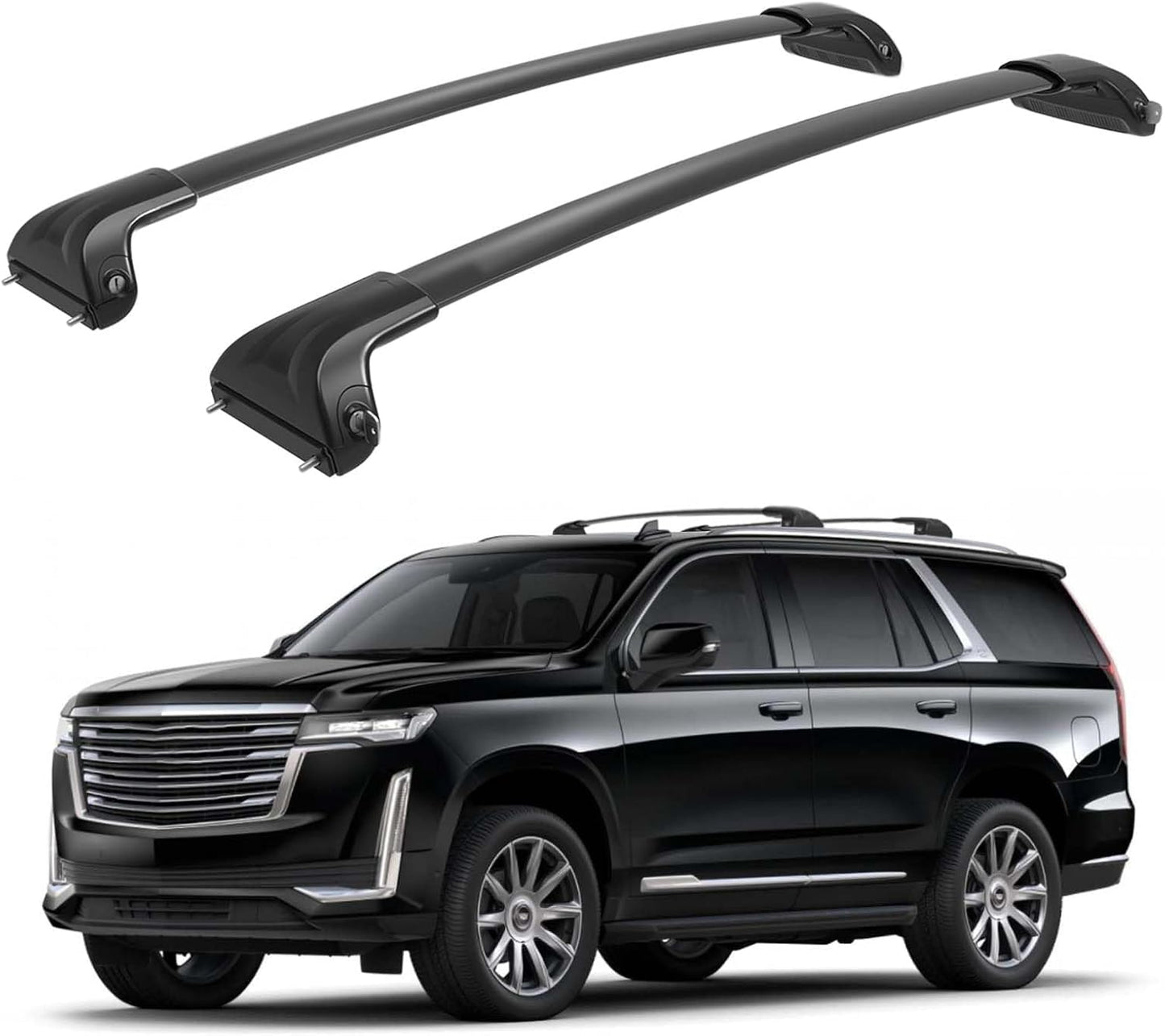 330lbs Lockable Roof Rack Cross Bars for Chevrolet Suburban