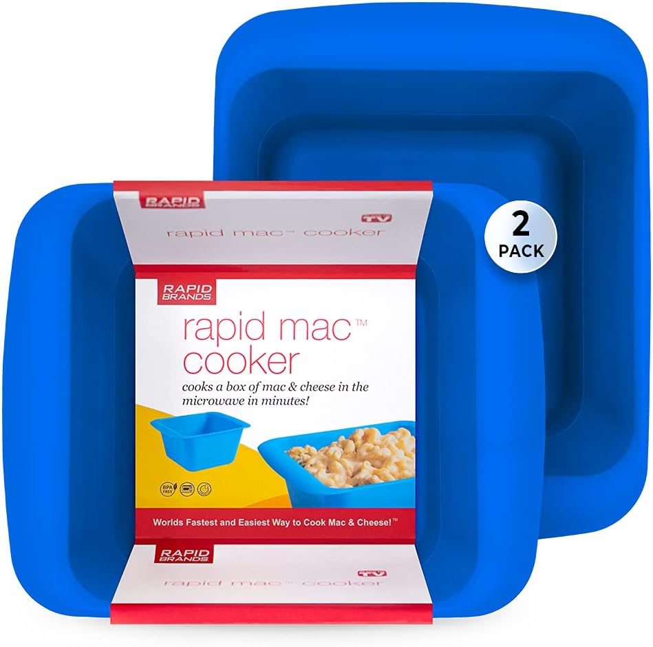 5 Min Microwave Mac | Dorm & Office Essential | BPA-Free | 2 Pack