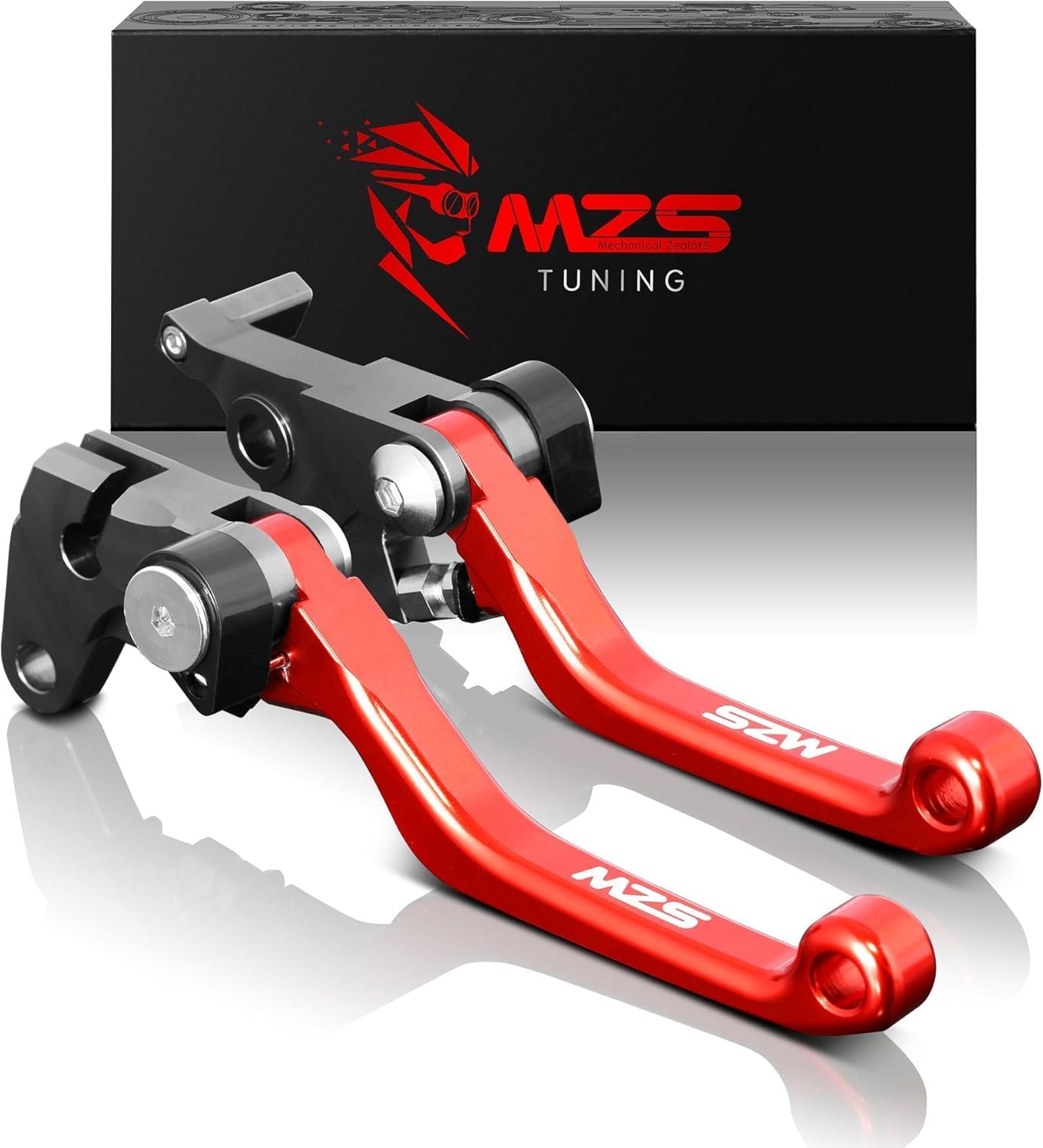 MZS Red Dirt Bike Brake Clutch Levers for CR80R CR85R CRF450R