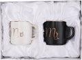 Yesland Mr & Mrs Ceramic Coffee Mug Set - Perfect Couple Gift