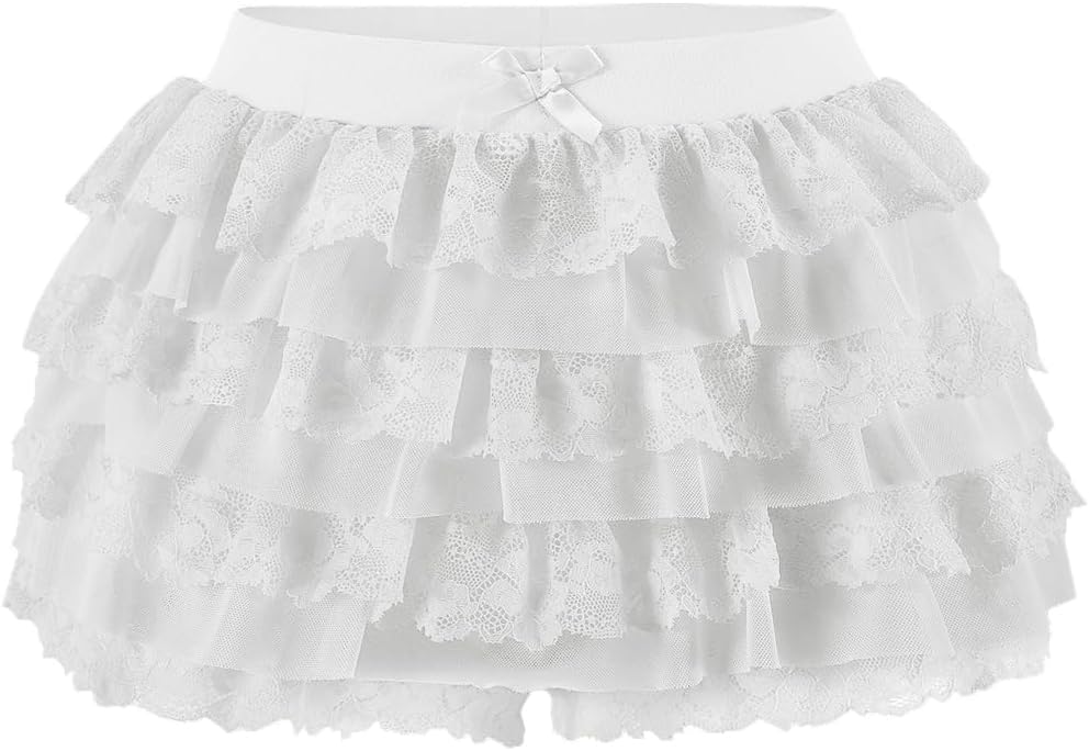 Women Y2K Lace Multi-Layered Bloomers for Trendy Style