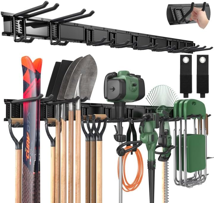 LBT 66in Garage Tool Organizer Wall Mount for Heavy Duty Storage