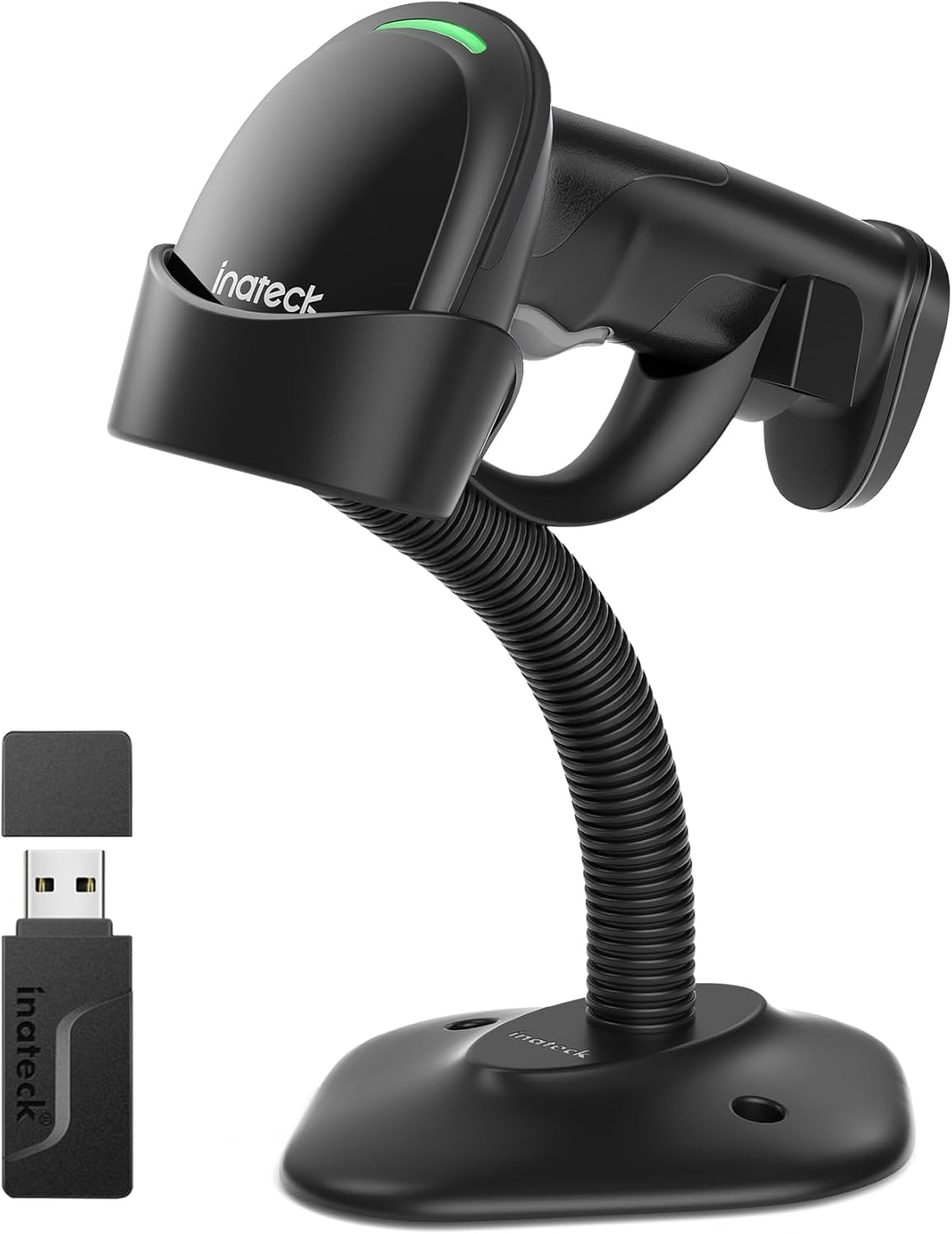 Inateck 2D Barcode Scanner with Intelligent Stand for Efficiency