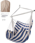 ADVOKAIR Hammock Chair Swing & Cover Set - Comfortable 500 lb Support