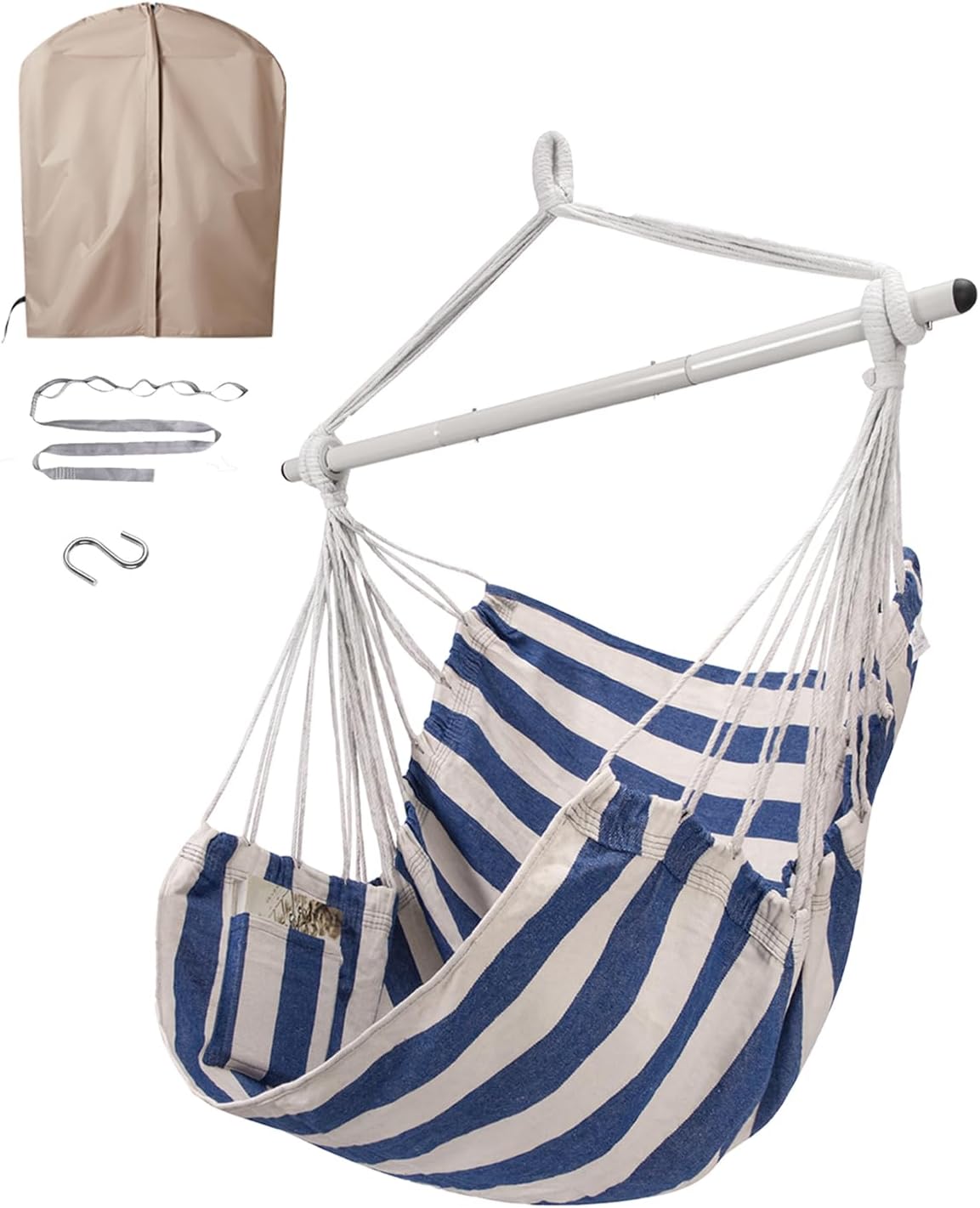 ADVOKAIR Hammock Chair Swing Set for Indoor & Outdoor Comfort