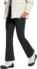 Women's Fleece Lined Bootcut Leggings - Warm Thermal Yoga Pants