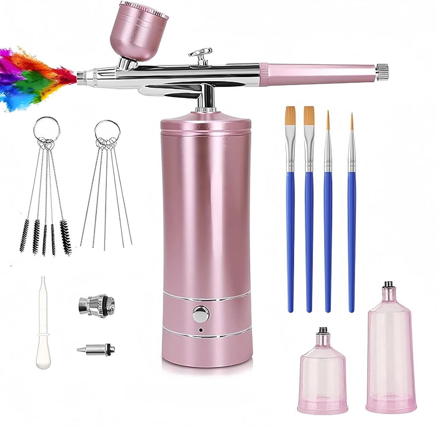 Portable Rechargeable Airbrush Kit - Versatile & Precision