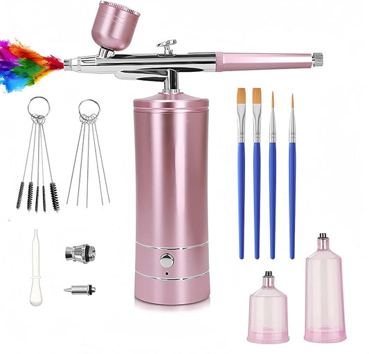 Portable Rechargeable Airbrush Kit - Versatile & Precision
