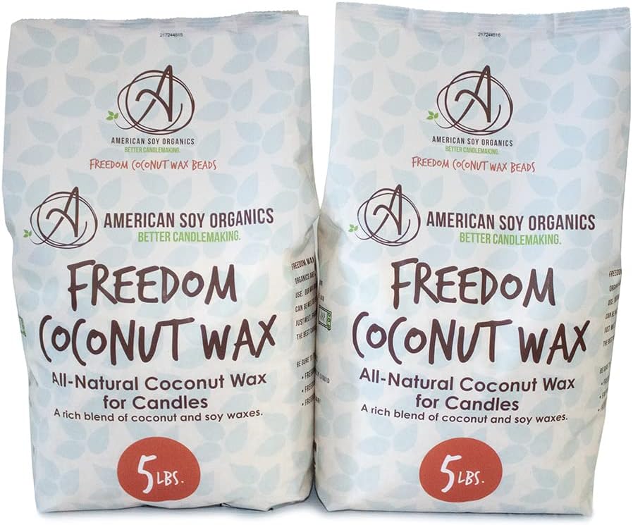 Coconut Soy Wax Beads for Candle Making - Natural Supplies