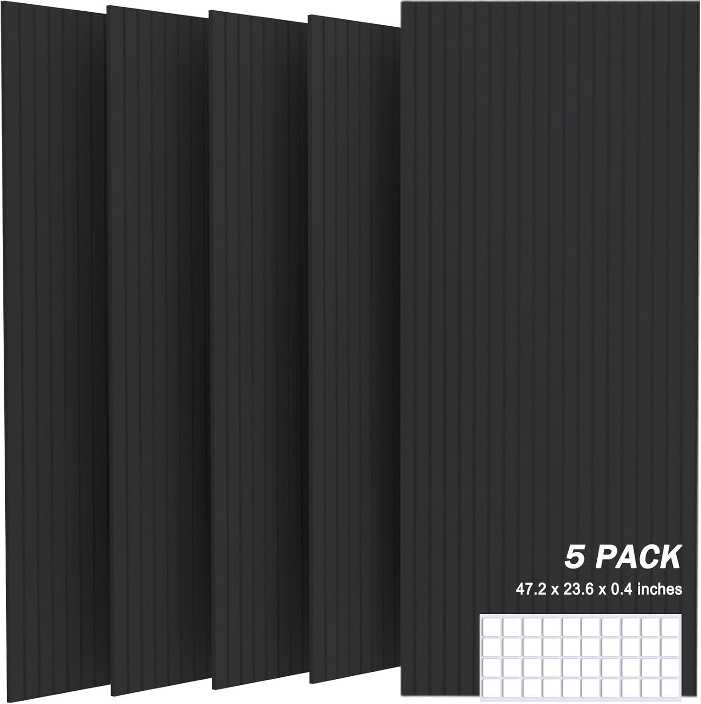 Large Acoustic Panels for Soundproofing Home Studio and Office