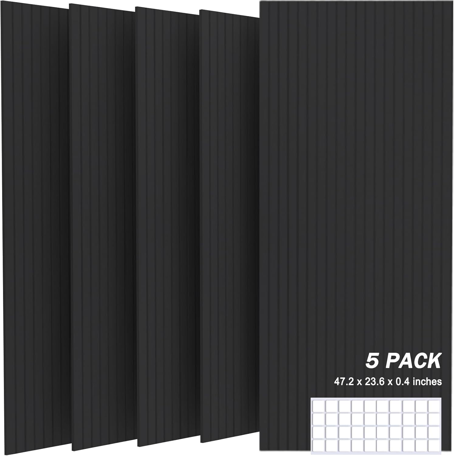Large Acoustic Panels for Soundproofing Home Studio and Office