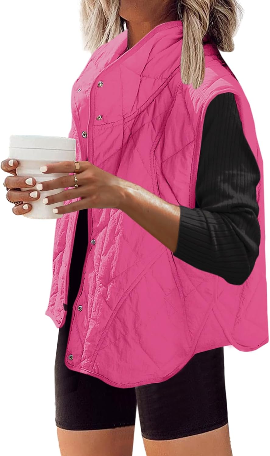 Lightweight Quilted Puffer Vest for Women - Stylish and Cozy